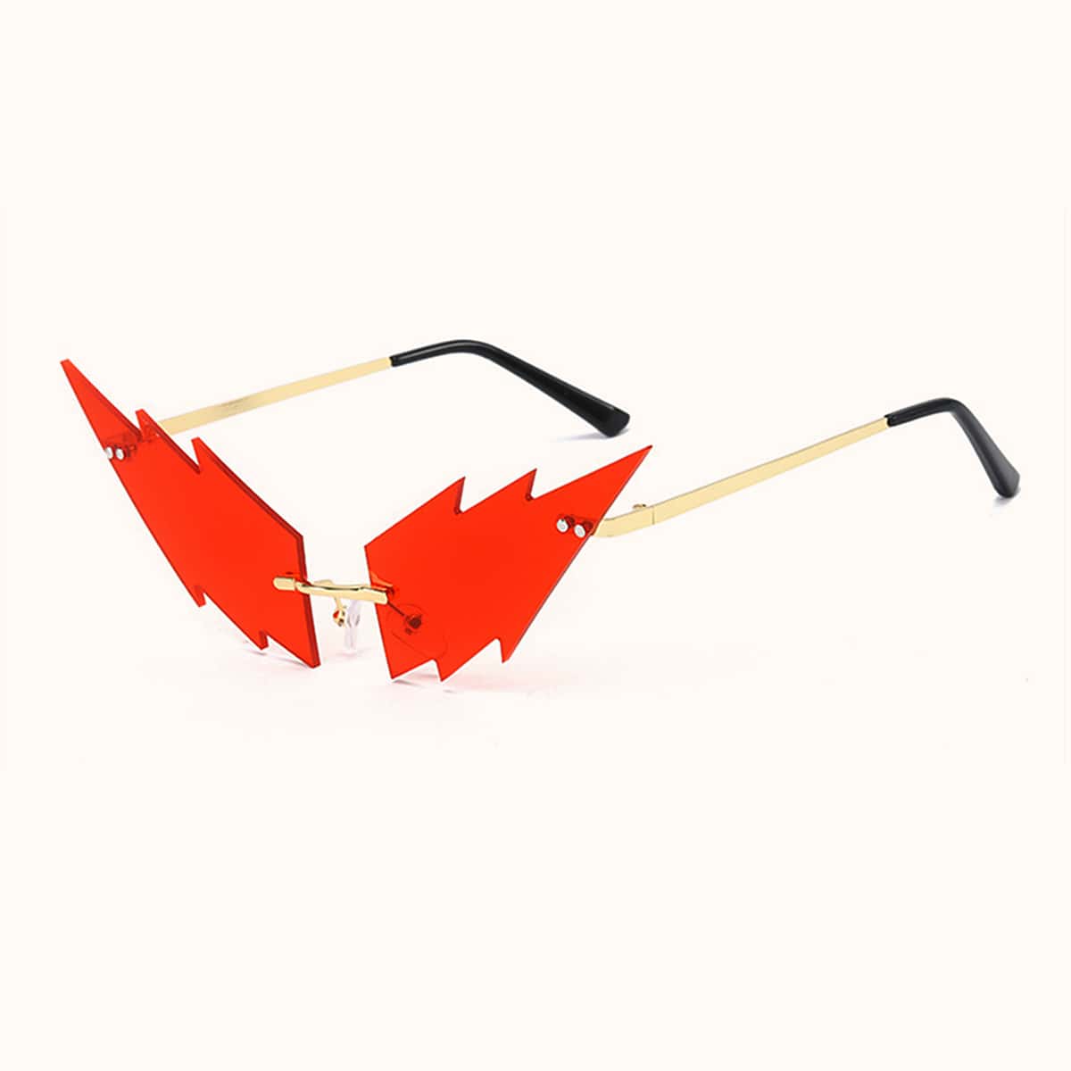 

Novelty Lens Rimless Sunglasses