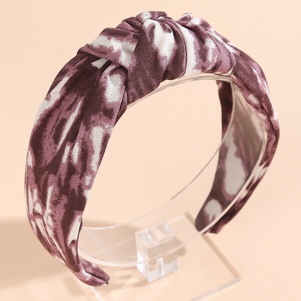 

Knot Decor Tie Dye Headband, Multicolor