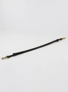 Metal Buckle Corset Belt - Black - View 4