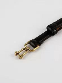 Metal Buckle Corset Belt - Black - View 7