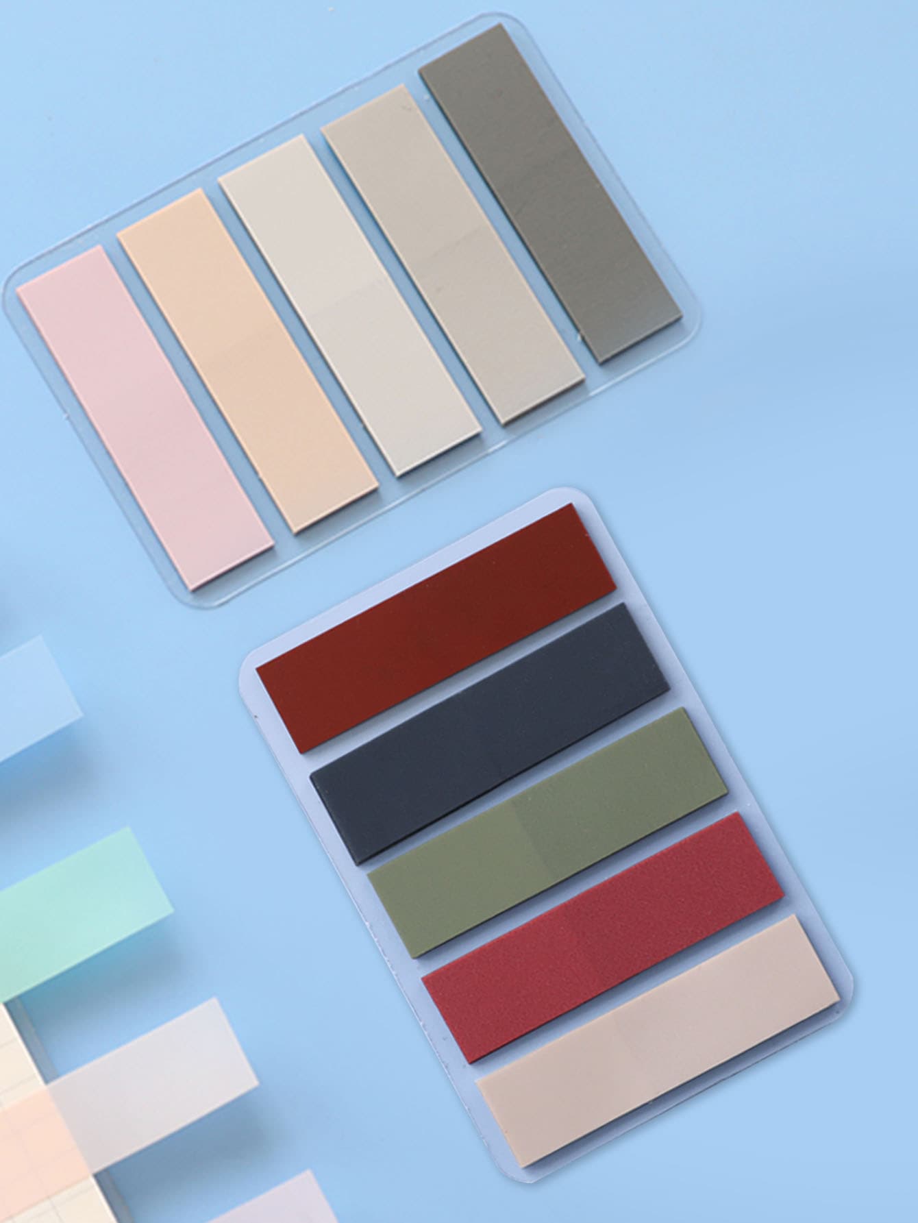 2pcs Index Sticky Note - Multicolor - View 1