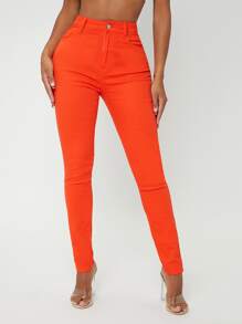 SHEIN SXY 高腰緊身牛仔褲