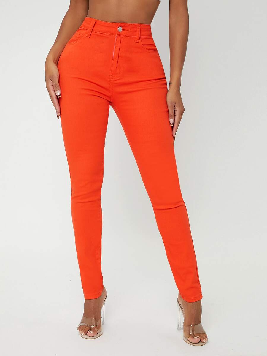 SHEIN SXY 高腰緊身牛仔褲