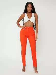 SHEIN SXY 高腰緊身牛仔褲