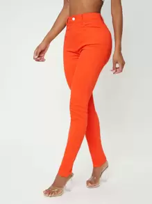 SHEIN SXY 高腰緊身牛仔褲