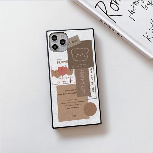 

Cartoon Bear Phone Case, Multicolor
