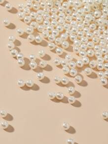 400pcs 4mm Bead - White - View 3