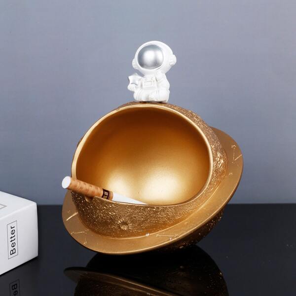 

Astronaut Decor Ashtray, Multicolor