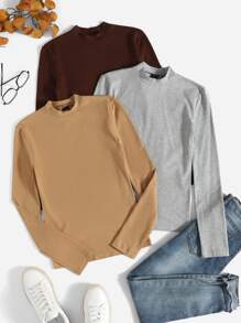 Áo thun nữ màu trơn Giải trí - Nhiều màu - Xem 1