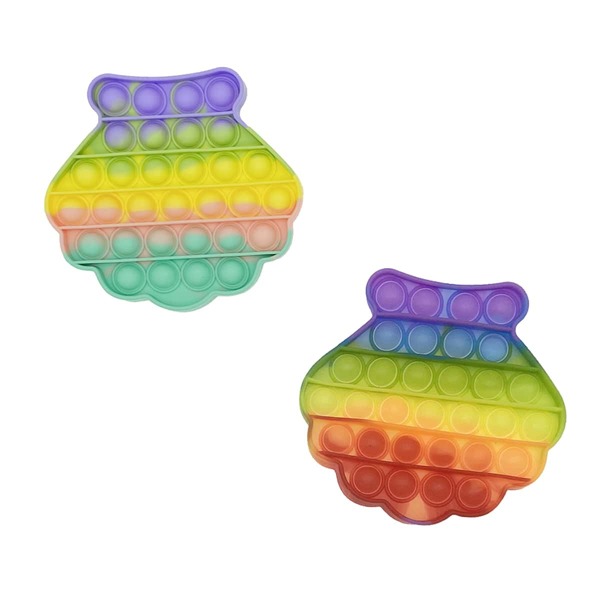 

2pcs Random Banana Push Pop Bubble, Multicolor