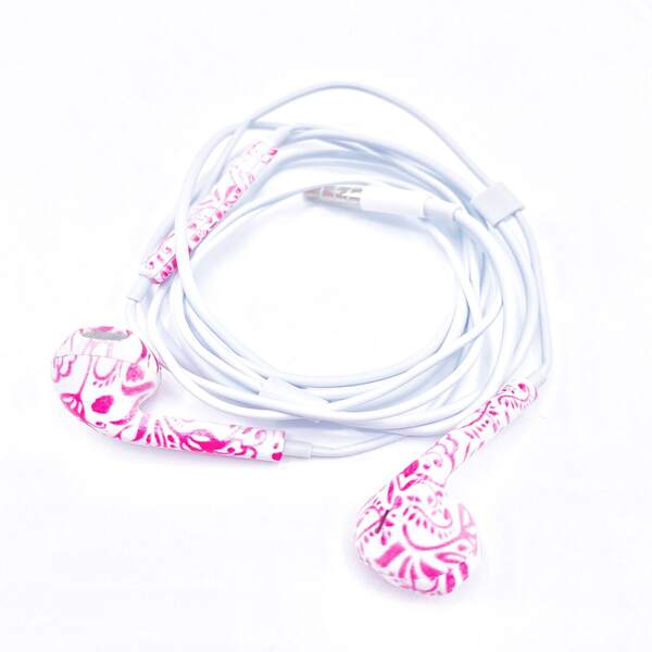 

Flower Pattern Wired Earphone, Multicolor