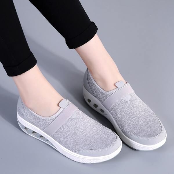 

Minimalist Slip On Shoes, Light grey