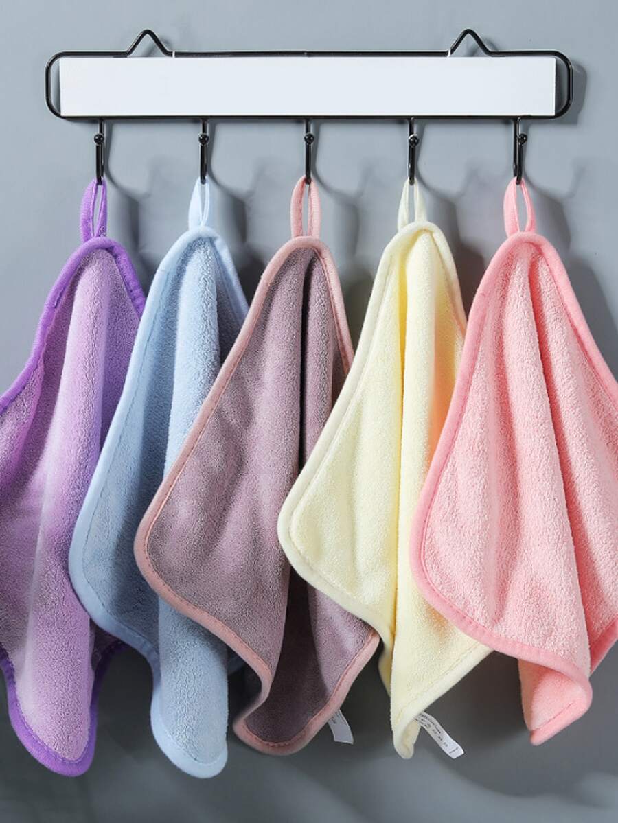 1 cái khăn vải màu rắn ngẫu nhiên - Nhiều màu - Xem 1