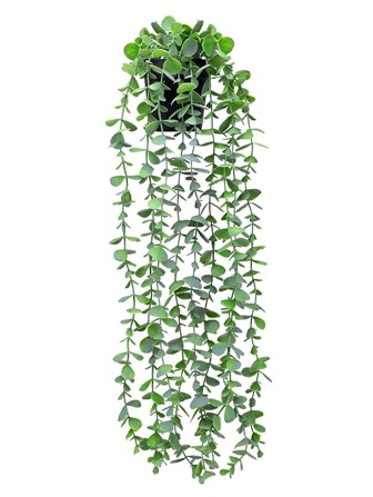 1 件带花盆的人造植物，仿盆栽悬挂藤蔓，适用于家居装饰、情人节、礼物