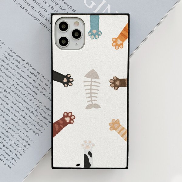 

Cartoon Cat Claw Phone Case, Multicolor