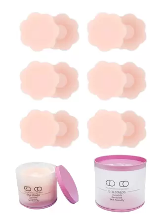 6pairs Silicone Nipple Cover Boob Pads