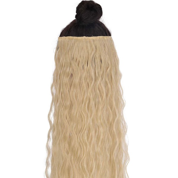 

Long Curly Synthetic Hair Extension, Yellow