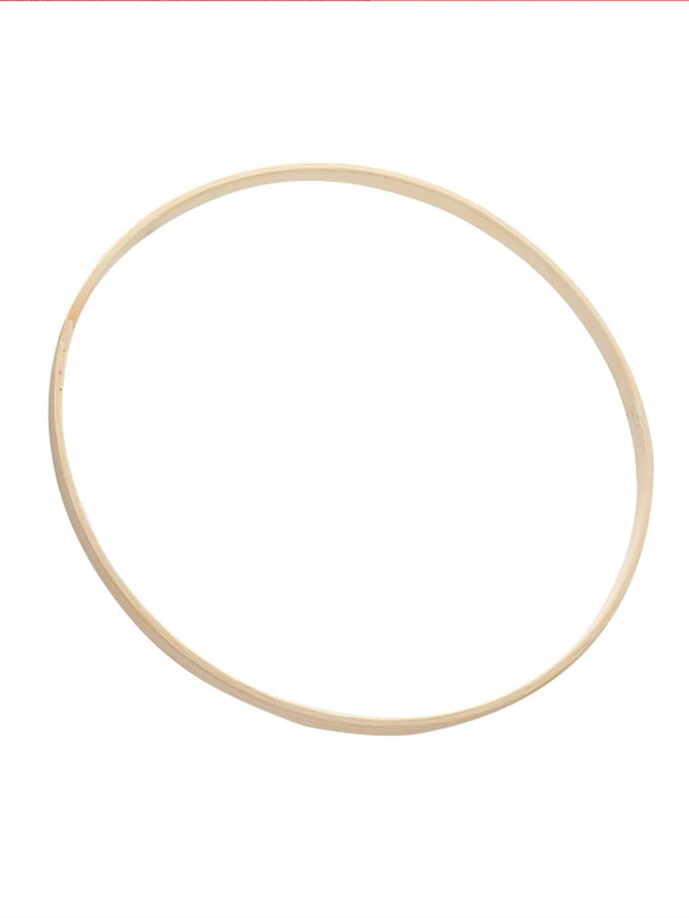 1件DIY木繡花箍 - 米色 - 查看 1