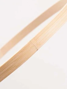 1件DIY木繡花箍 - 米色 - 查看 2