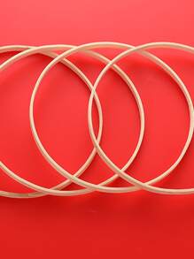 1件DIY木繡花箍 - 米色 - 查看 5