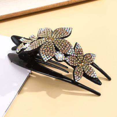 Rhinestone Decor Hair Clip