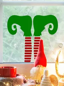 聖誕卡通圖案牆貼 - 彩色 - 查看 1