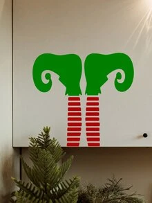 聖誕卡通圖案牆貼 - 彩色 - 查看 5