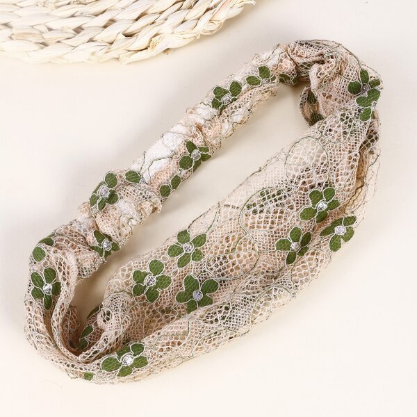 

Flower Pattern Hair Band, Multicolor