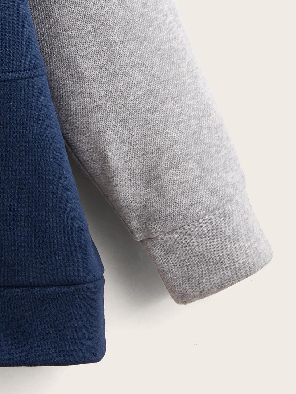 Letter Graphic Drawstring 2 In 1 Hoodie
