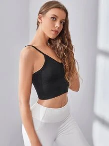 Easithlete Bras thể thao Hỗ trợ ánh sáng - màu đen - Xem 5