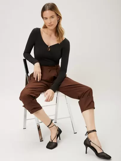 MOTF PREMIUM Camiseta con abertura