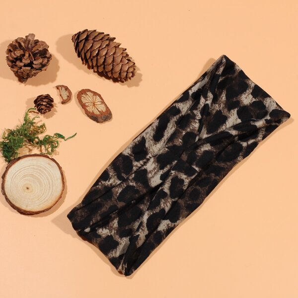 

Leopard Print Hair Band, Multicolor