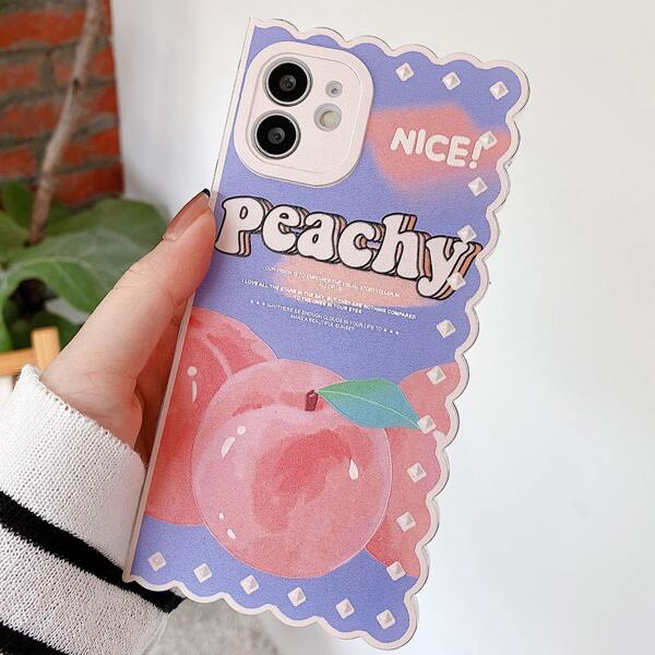 

Peach Painted Phone Case, Multicolor