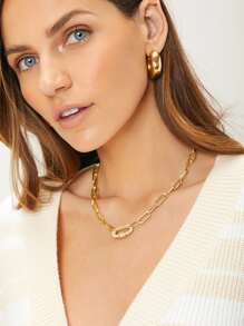 MOTF PREMIUM 水鑽裝飾項鍊 - 金黃色 - 查看 6