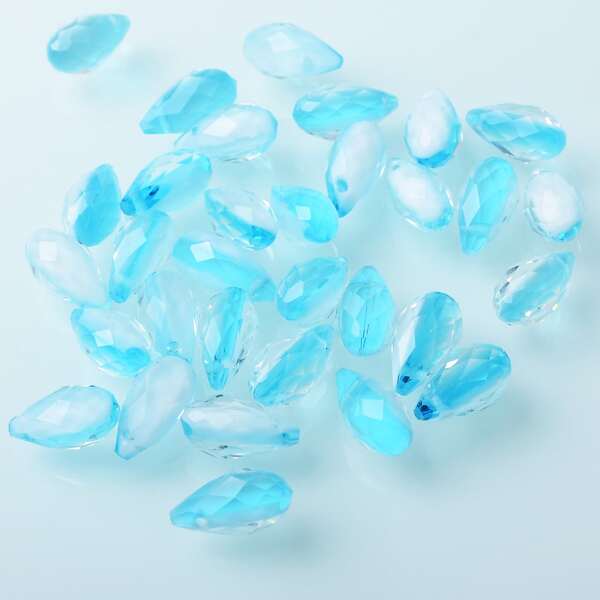 

30pcs Bead DIY Jewelry Accessory, Blue and white
