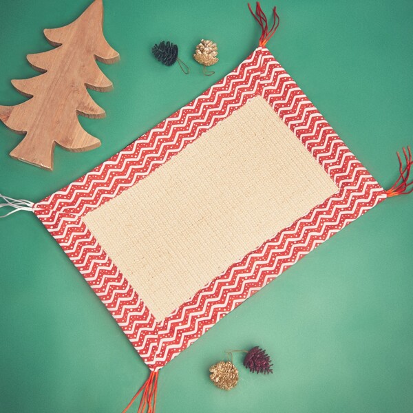 

Chevron Pattern Pet Crate Mat, Beige