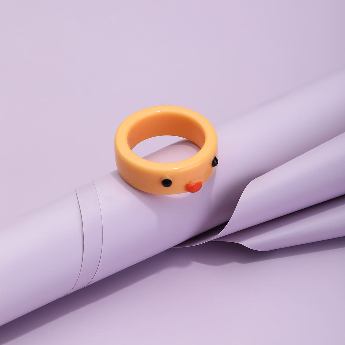 

Cartoon Decor Ring, Orange