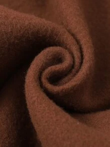 Manfinity Homme Men's Loose Fit Round Neck Thermal Lined Pullover - Coffee Brown - View 4