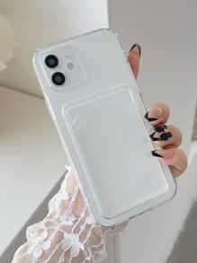 帶插卡槽透明手機殼