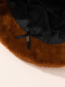 熊裝飾帽 - 鏽棕色 - 查看 3