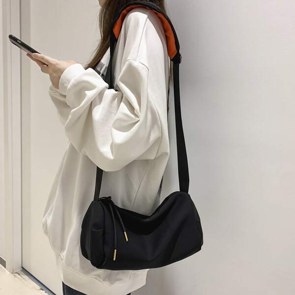 

Minimalist Crossbody Bag, Black