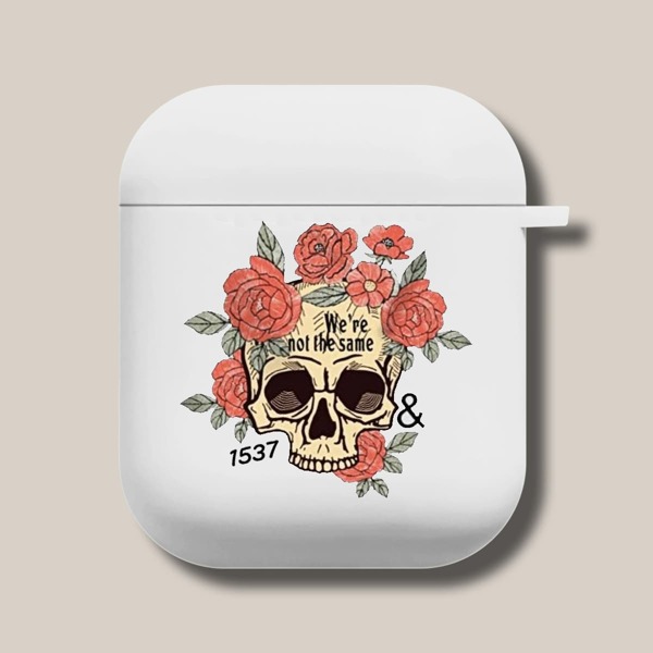 

Skeleton Pattern Case For AirPods, White