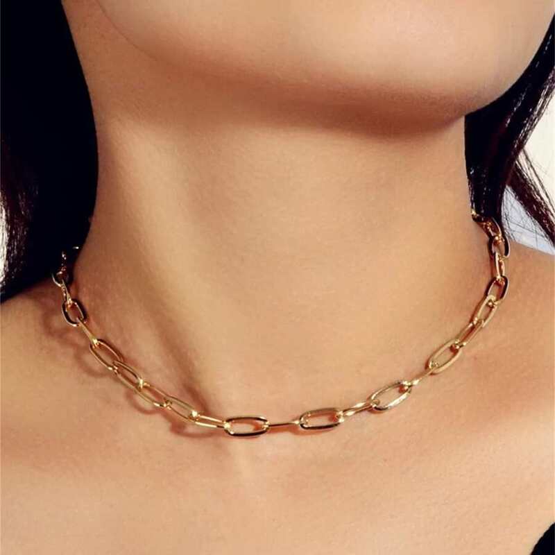 

Minimalist Chain Necklace, Gold