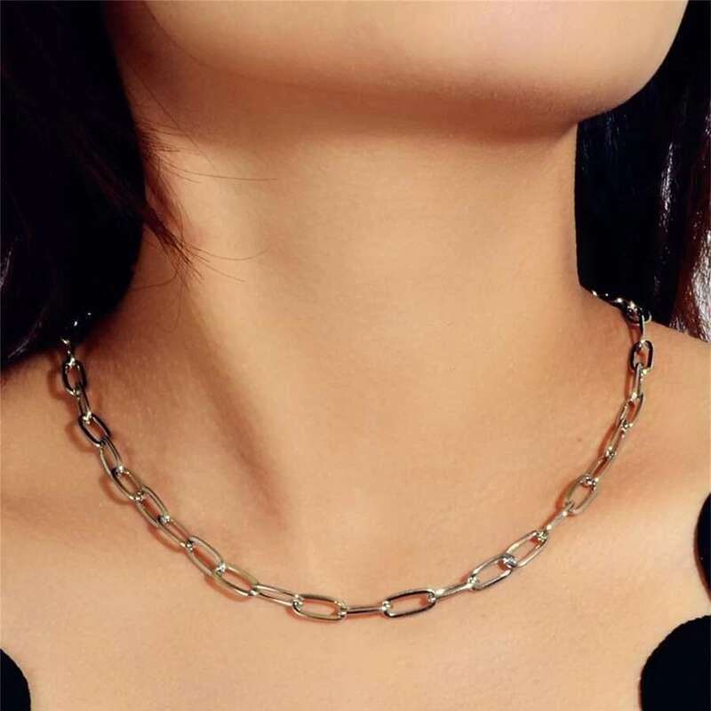

Minimalist Chain Necklace, Silver