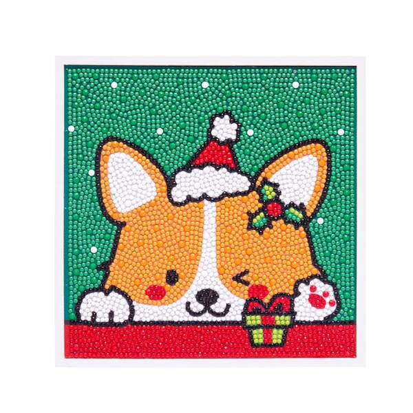 

Christmas Dog DIY Diamond Painting, Multicolor