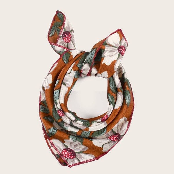 

Flower Print Bandana, Multicolor