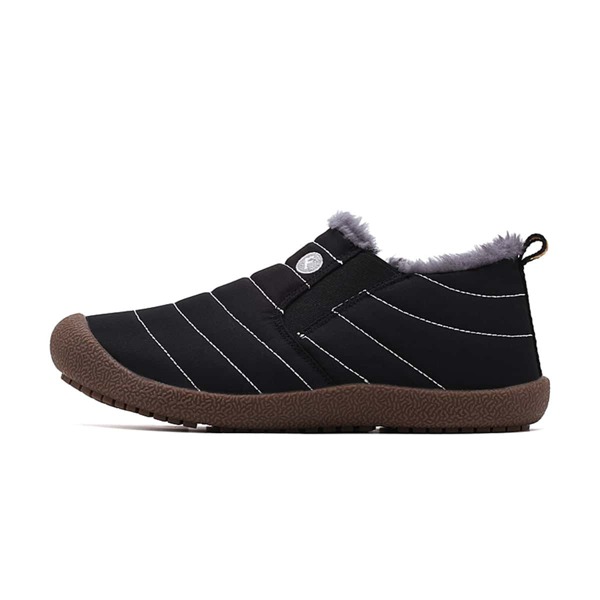 

Men Stitch Detail Snow Boots, Black