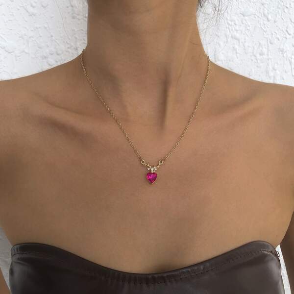 

Christmas Deer Charm Necklace, Gold