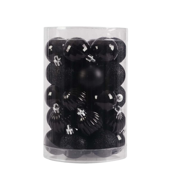 

34pcs Christmas Decoration Ball, Black