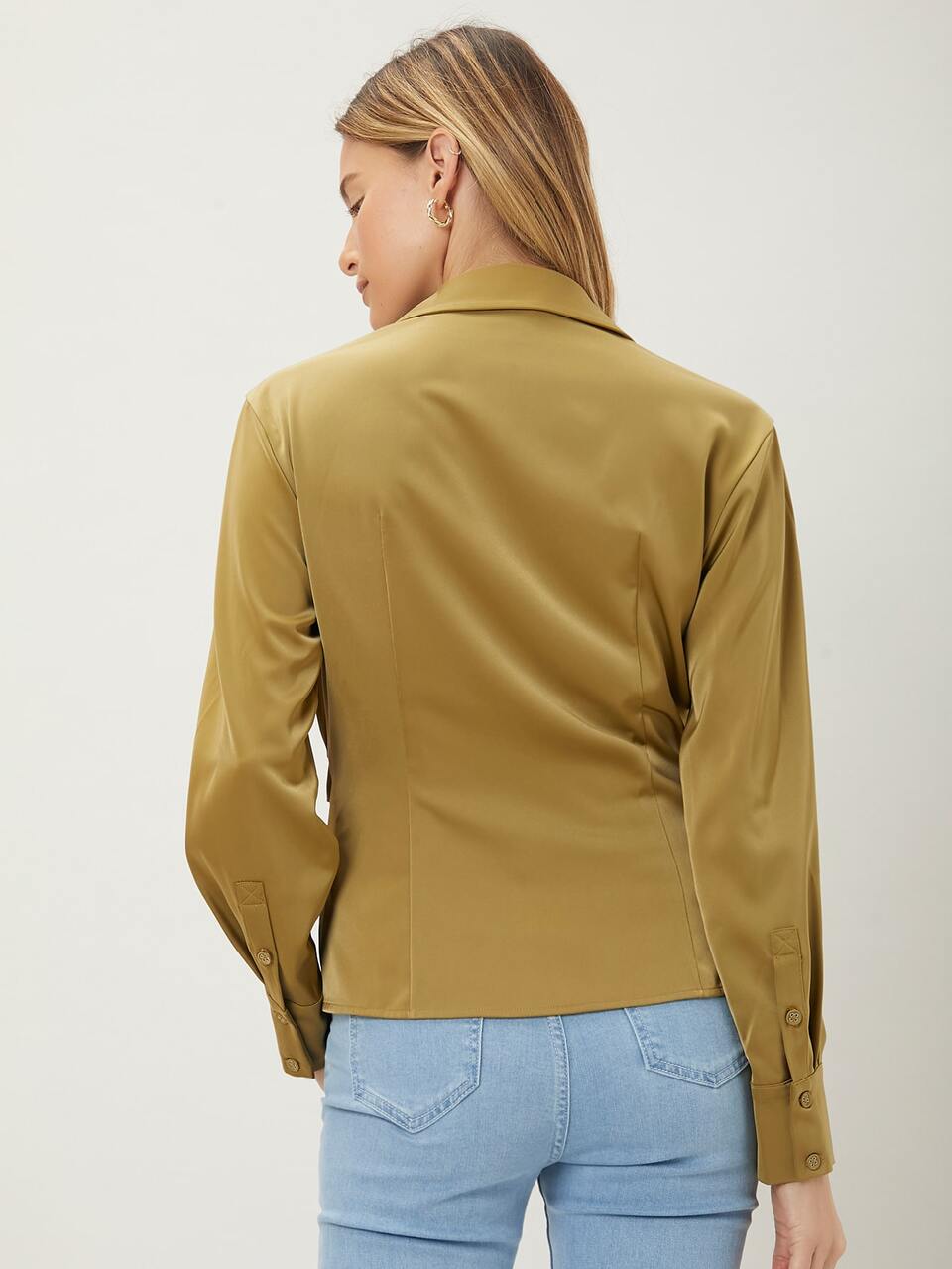 MOTF STRAIGHT FIT WRAP SHIRT